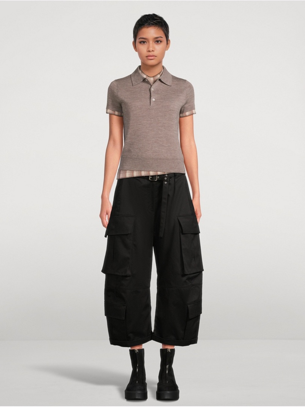 ACNE STUDIOS
Barrel-Leg Twill Cargo Trousers - Picture 6 of 7